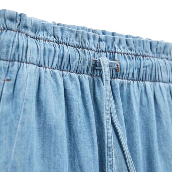 ZARA | Blue | HIGH RISE Z1975 PAPERBAG JEANS - Picture 4 of 9